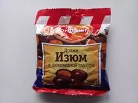 Mängden socker i Драже Изюм в шоколадной глазури