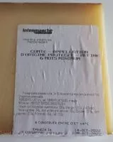 Mängden socker i Comté