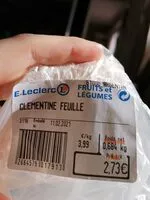 Mängden socker i Clemantine feuille