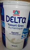Mängden socker i Delta yaourt grec nature égoutté 10% matières grasses