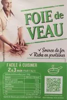 Mängden socker i Foie de veau