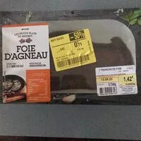 Mängden socker i Foie d’agneau