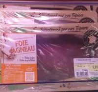 Mängden socker i Foie d'agneau