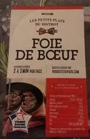 Mängden socker i Foie de bœuf