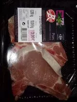 Mängden socker i Côtes de porc premières