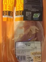 Mängden socker i Aiguillettes de dinde