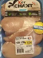 Mängden socker i BQ 6 filets de poulet sat kercha