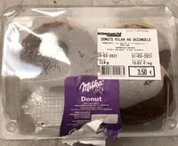 Mängden socker i Donuts Milka x4 Decongele