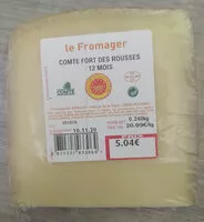 Mängden socker i comte fort des rousses