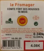 Mängden socker i Compté