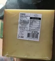 Mängden socker i Comté