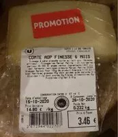 Mängden socker i Compte AOP finesse 6 mois