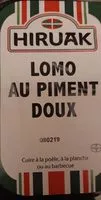 Mängden socker i Lomo au Piment Doux