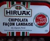 Mängden socker i Chipolatas façon landaise