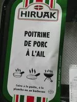 Mängden socker i Poitrine de porc à l'ail