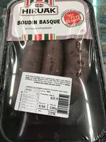 Mängden socker i Boudin basque