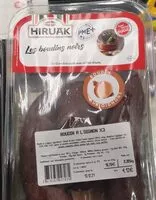 Mängden socker i Boudins noirs