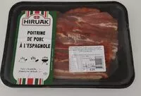 Mängden socker i Poitrine de porc à l'espagnol