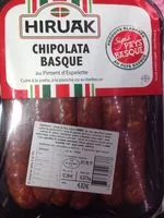 Mängden socker i Chipolata basque au piment d'espelette