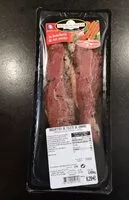 Mängden socker i Brochette de filets de canard