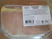 Mängden socker i Mousse de canard