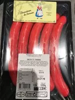 Mängden socker i Saucisse de strasbourg