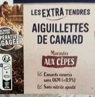 Mängden socker i Aiguillettes de canard