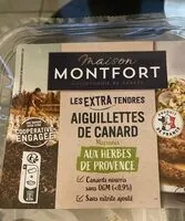 Mängden socker i Aiguillettes de canard marinées aux herbes de provences