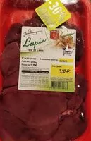 Mängden socker i Foie de lapin