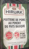 Mängden socker i Poitrine de porc au pimment du pays basque