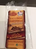 Mängden socker i Saucisse sèche pur porc