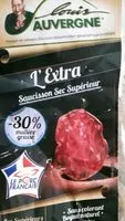 Mängden socker i Saucisson sec pur porc supérieur