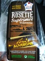 Mängden socker i Rosette supérieur pur porc