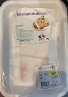 Mängden socker i Escalope de dinde