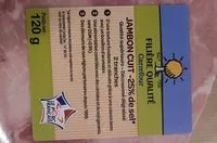 Mängden socker i Jambon cuit -25% de sel