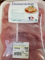 Mängden socker i Escalope de dinde