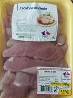 Mängden socker i Escalope de dinde