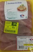 Mängden socker i Escalope de dinde