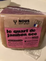 Mängden socker i Le quart de jambon sec