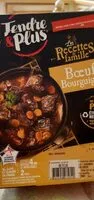 Mängden socker i Bœuf bourguignon