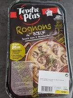 Mängden socker i Rognons de boeuf sauce au 2 moutardes