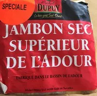Mängden socker i Jambon sec superieur de l'adour