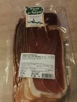 Mängden socker i Jambon sec de l'Aveyron