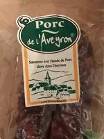 Mängden socker i Saucisse seche porc aveyron