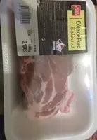 Mängden socker i Côte de porc echine x2