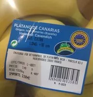Mängden socker i Platano de Canarias