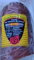 Mängden socker i Saucisson à l ail
