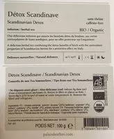 Mängden socker i Détox scandinave