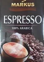 Mängden socker i Espresso 100% arabica