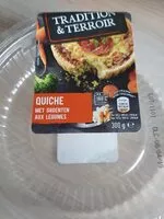 Mängden socker i Quiche lorraine